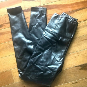 Love‎ Fire High Rise Faux Leather Leggings S EUC